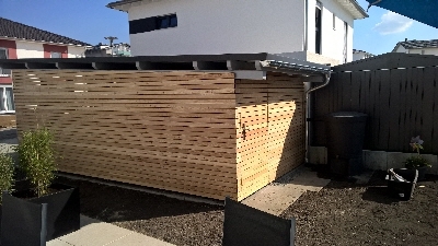 Holzbau Glöggler Ulm Zaunanlage und Carport (3)